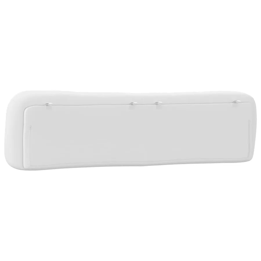 Coussin de tête de lit Hvar blanc 200 cm similicuir - 7