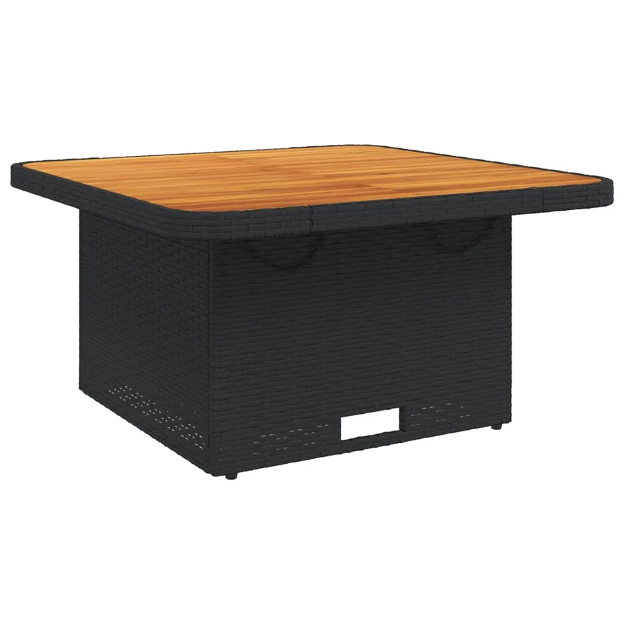 Ensemble à manger de jardin avec coussins 3 pcs Noir - 3