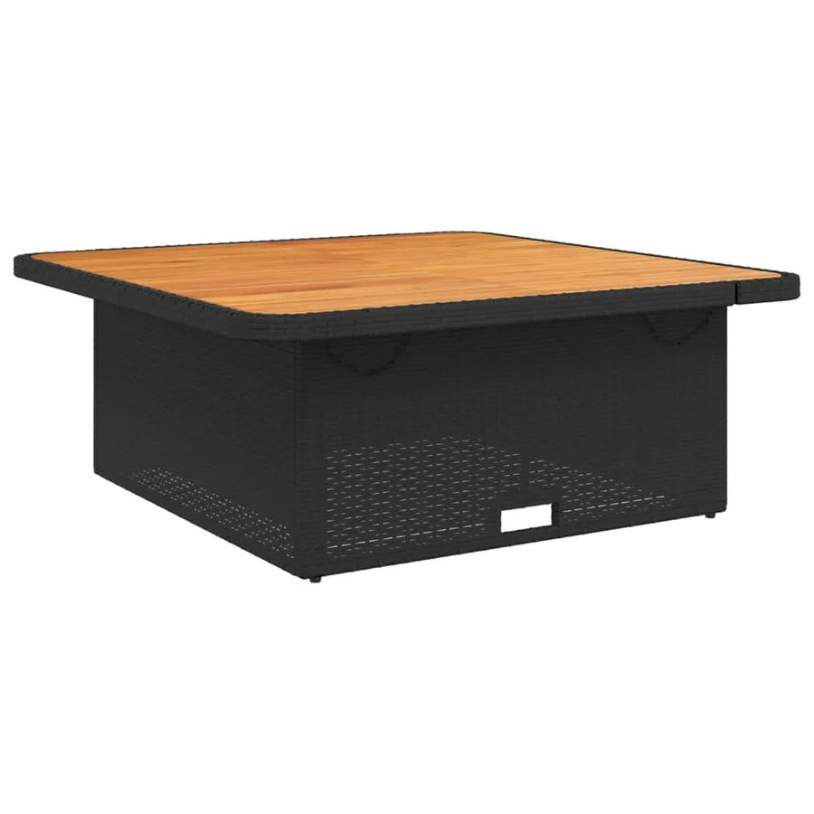 Ensemble à manger de jardin 4 pcs avec coussins noir - 5
