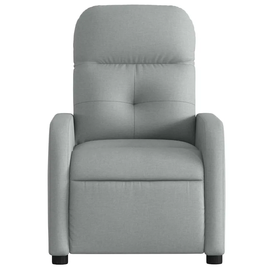 Fauteuil inclinable électrique Gris clair Tissu - 9