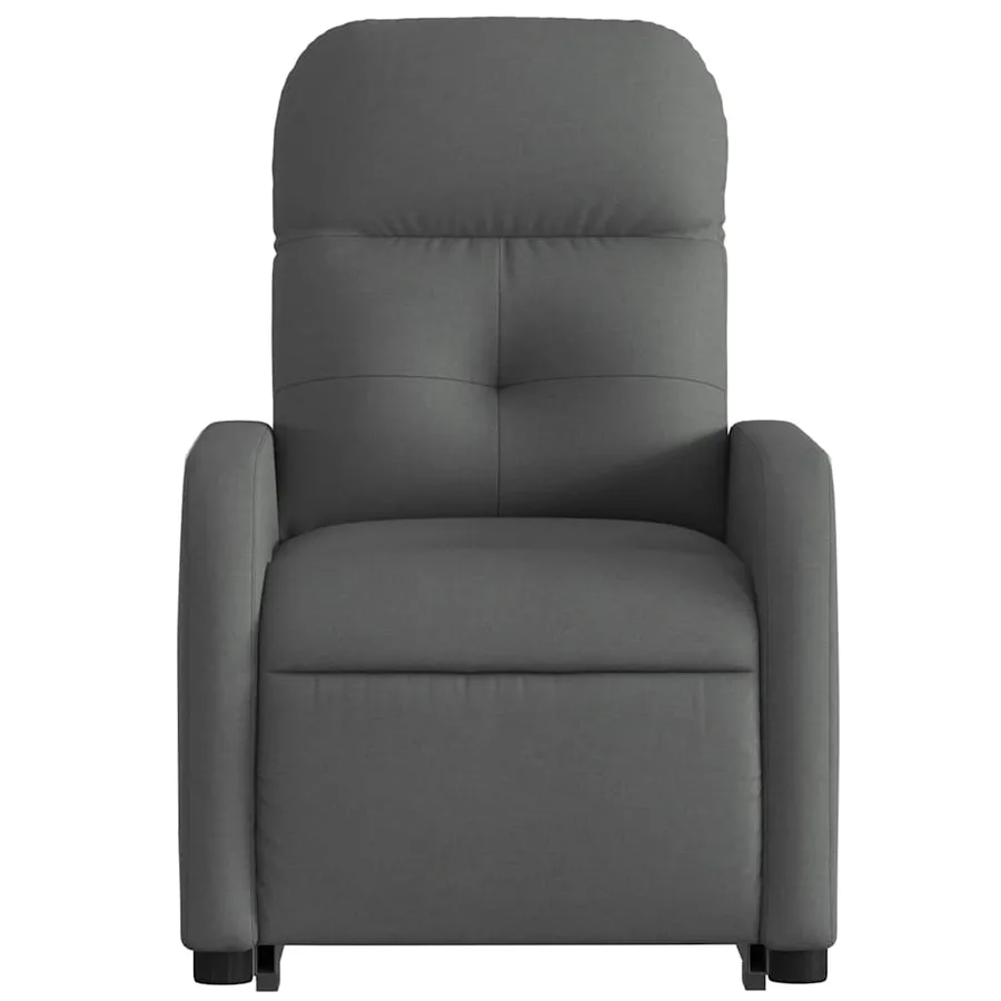Fauteuil inclinable Gris foncé Tissu - 9