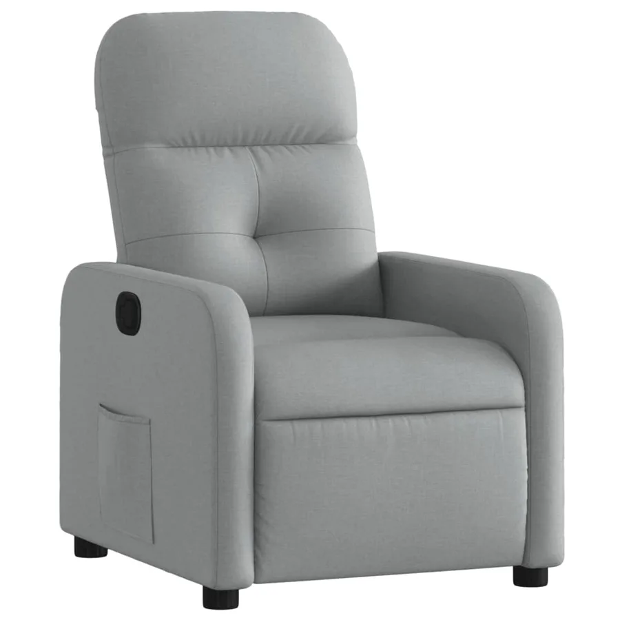Fauteuil inclinable Gris clair Tissu - 2