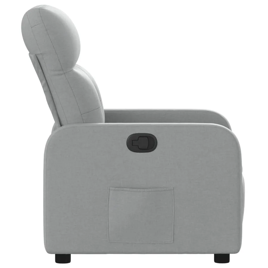 Fauteuil inclinable Gris clair Tissu - 7