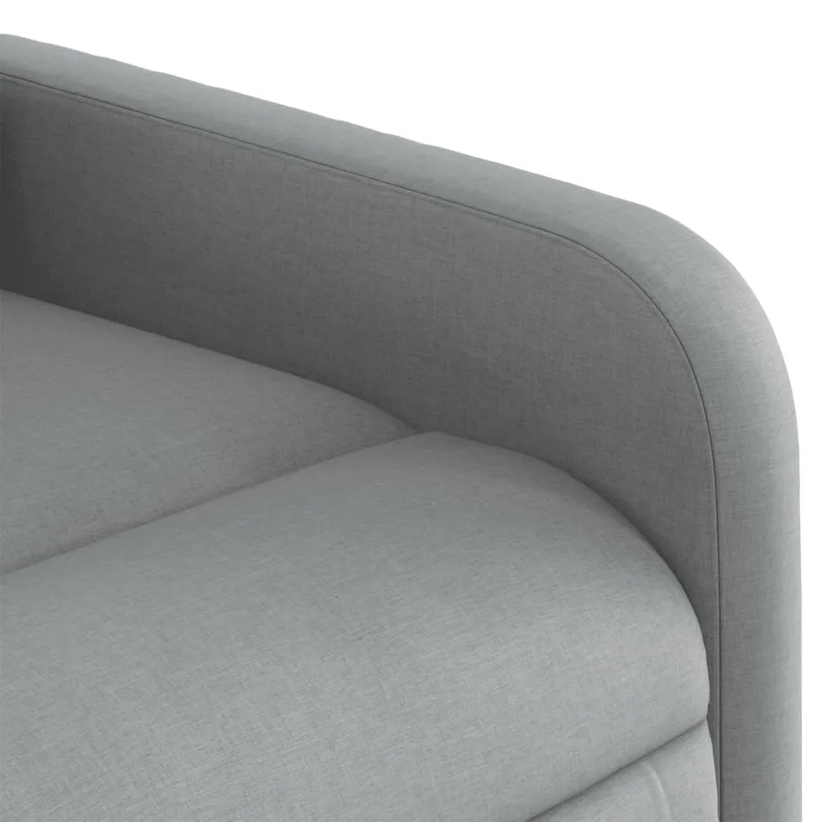 Fauteuil inclinable Gris clair Tissu - 8