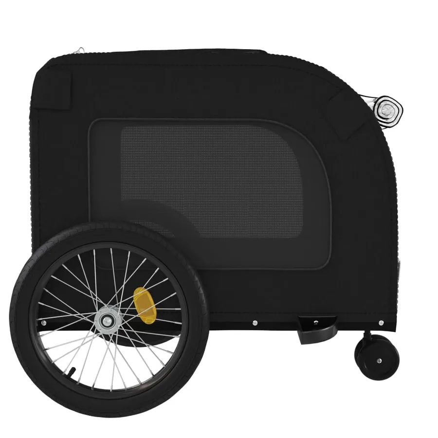 Remorque de vélo pour animaux de compagnie noir - 7