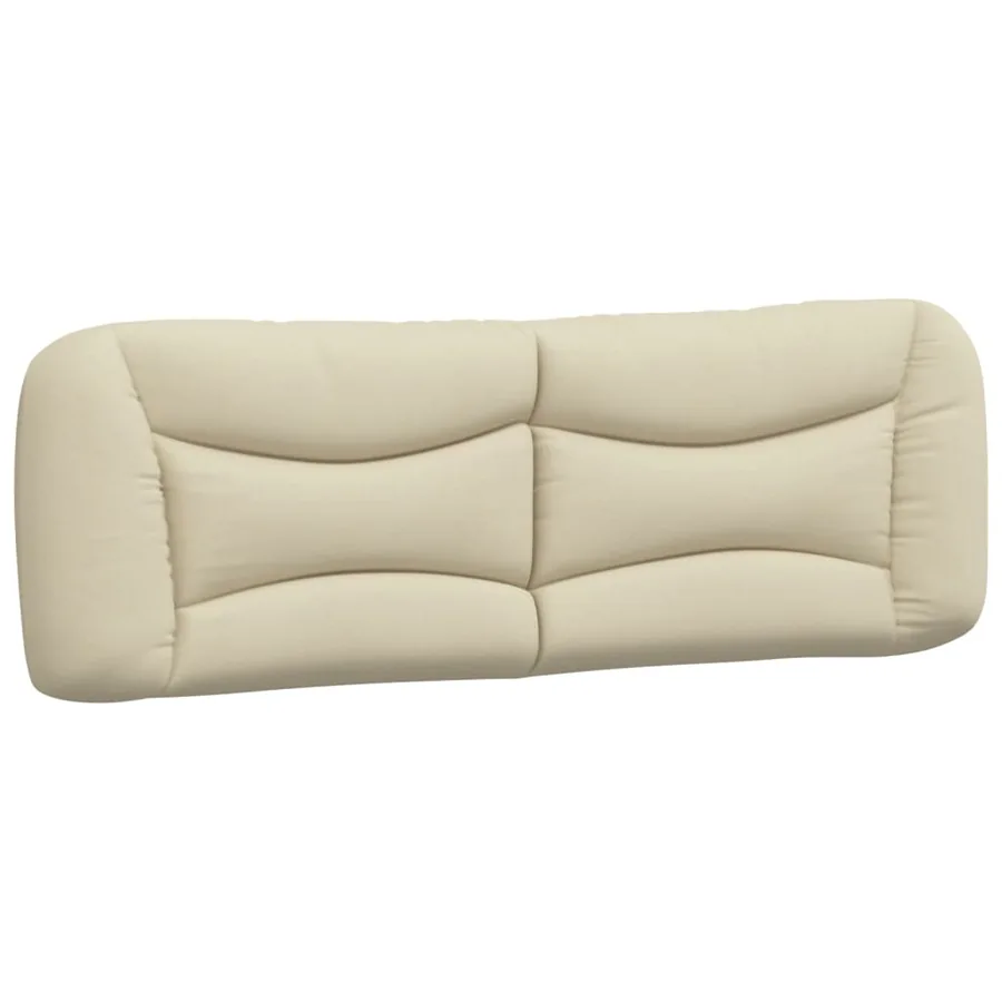 Lit avec matelas Hvar crème 160x200 cm tissu - 5