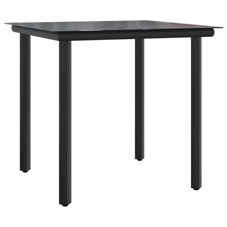 Ensemble à manger de jardin 5 pcs et coussins marron poly rotin - 4