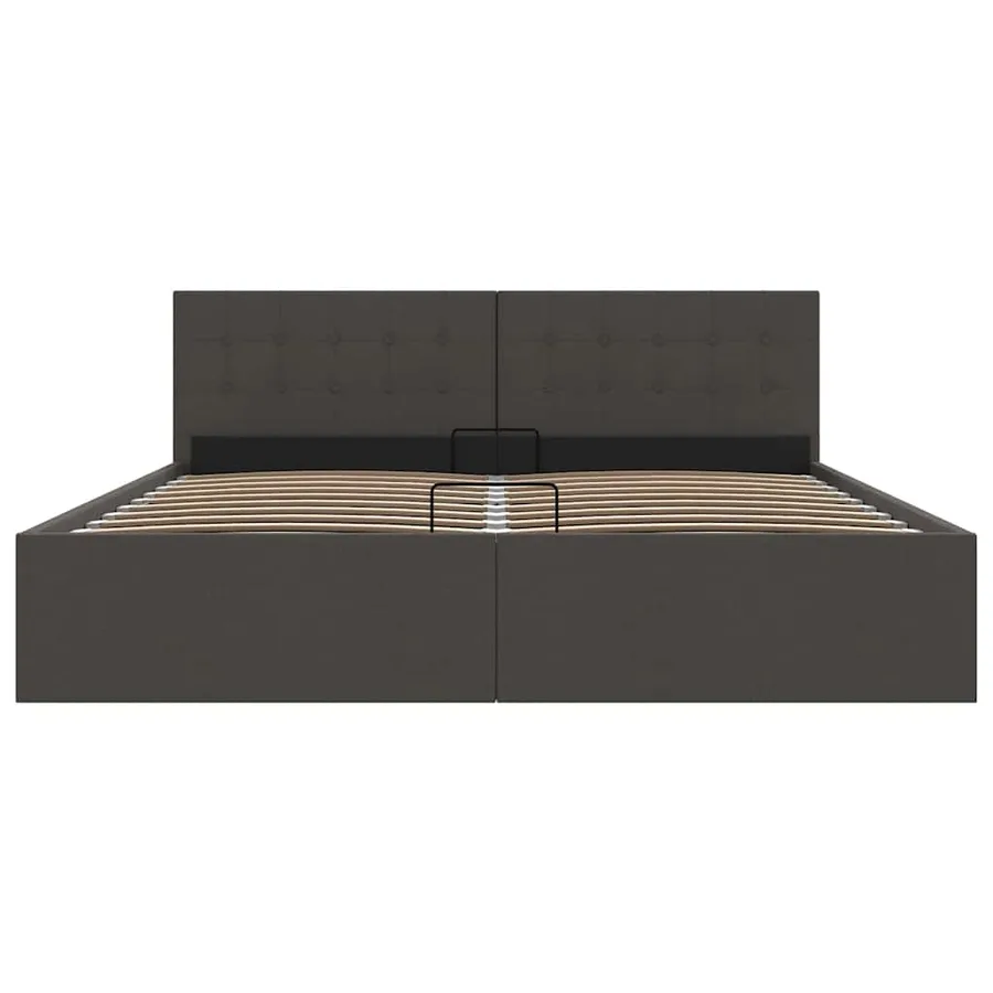 Cadre de lit à rangement hydraulique sans matelas 180x200 cm - 5
