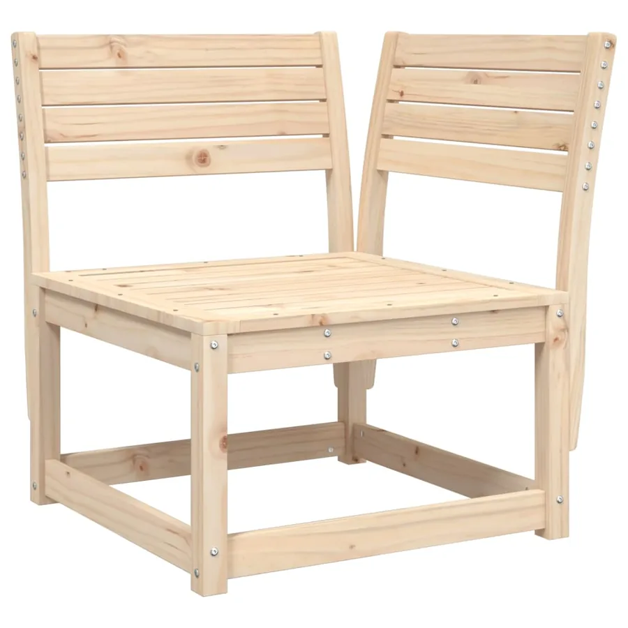 Salon de jardin 5 pcs bois massif de pin - 4