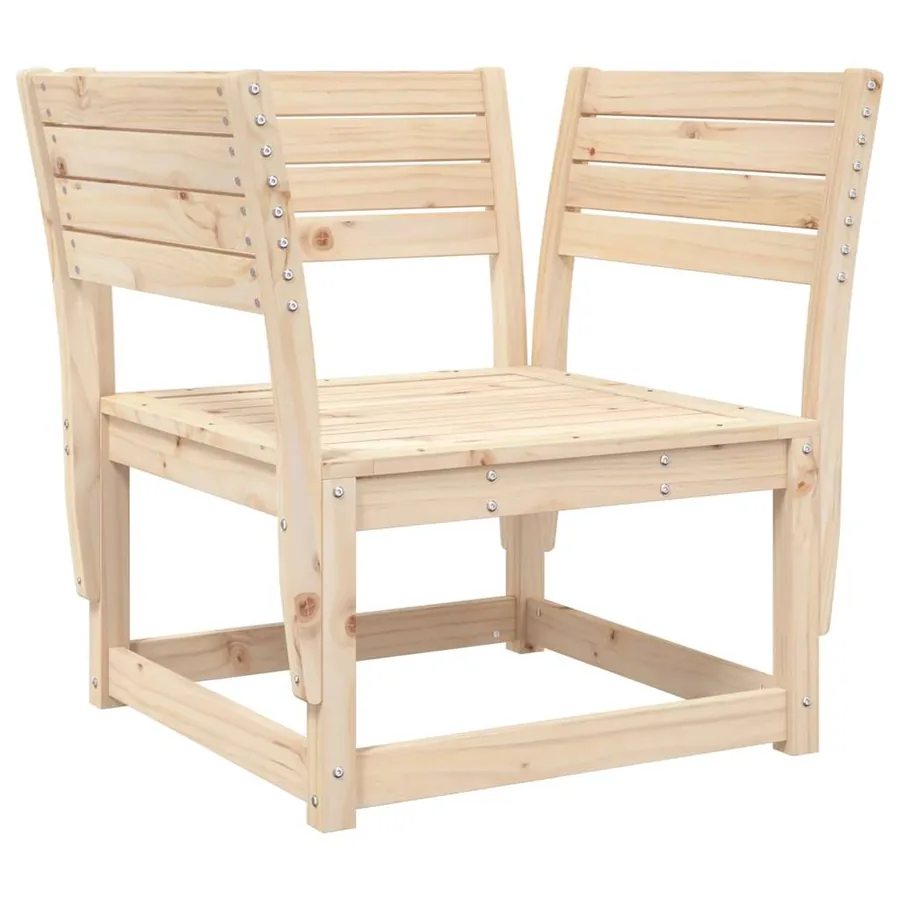Salon de jardin 5 pcs bois de pin massif - 3