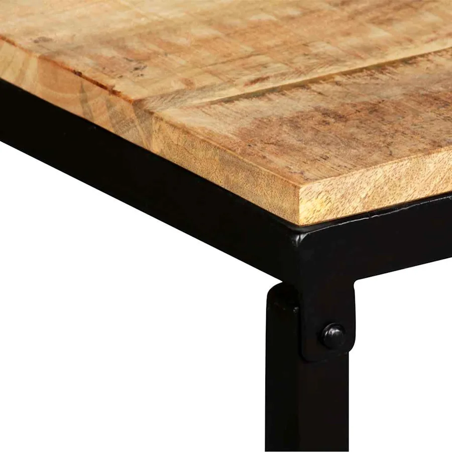 Banc 110 x 35 x 45 cm Bois de manguier massif - 5