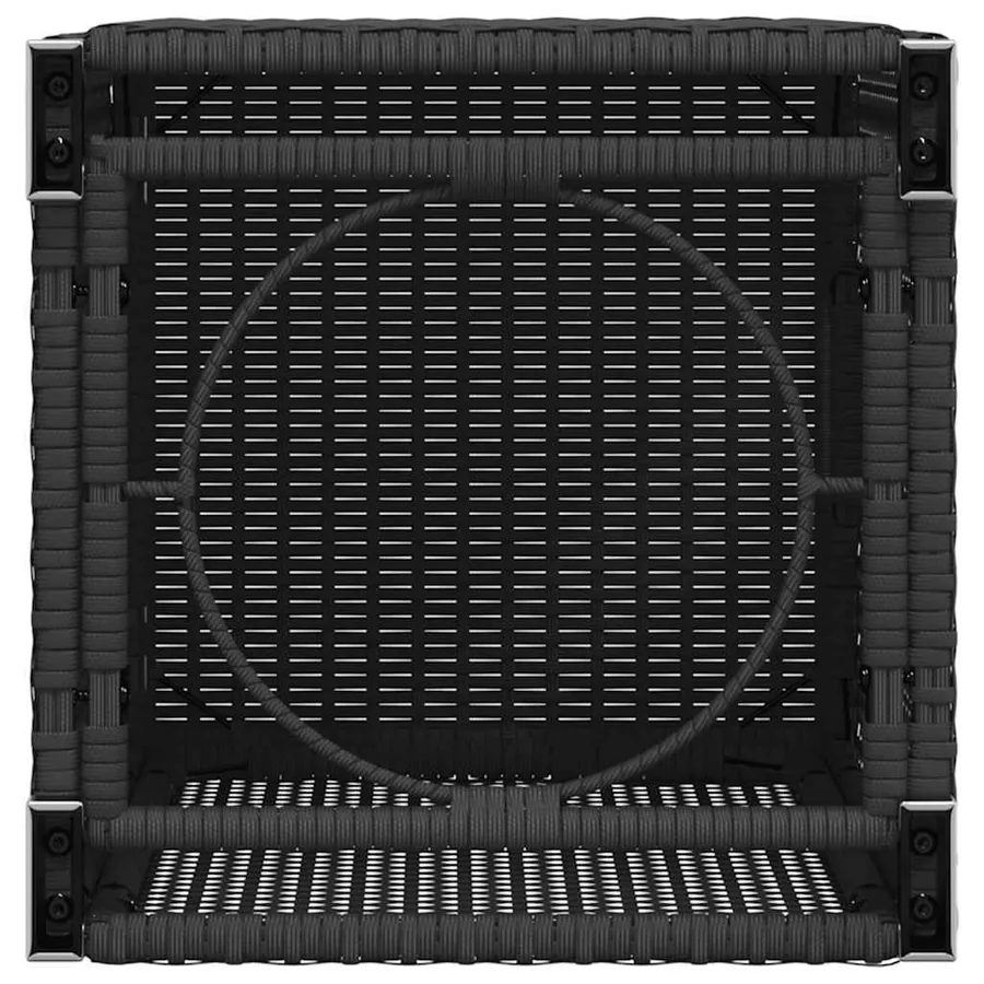 Table de couverture de bouteille de propane noir 40x40x60 cm - 8