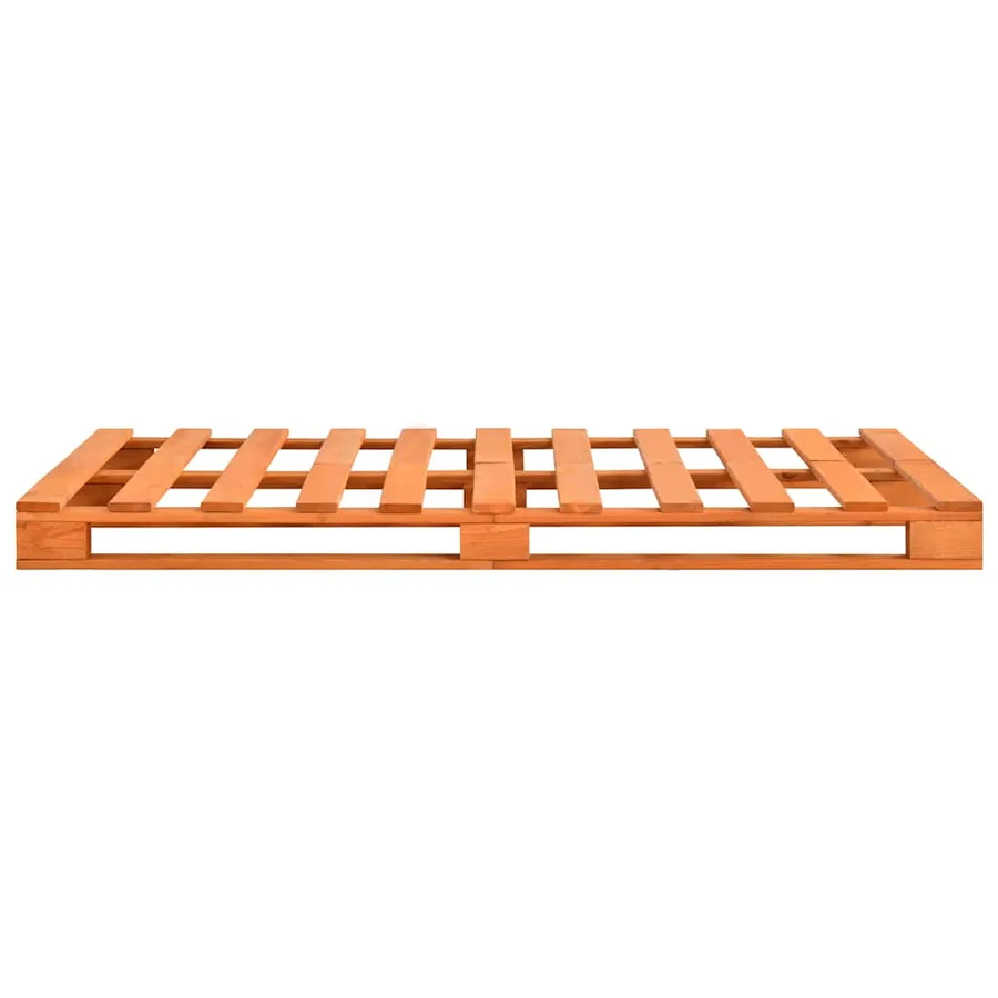 Cadre de lit de palette sans matelas 140x200 cm bois massif - 4