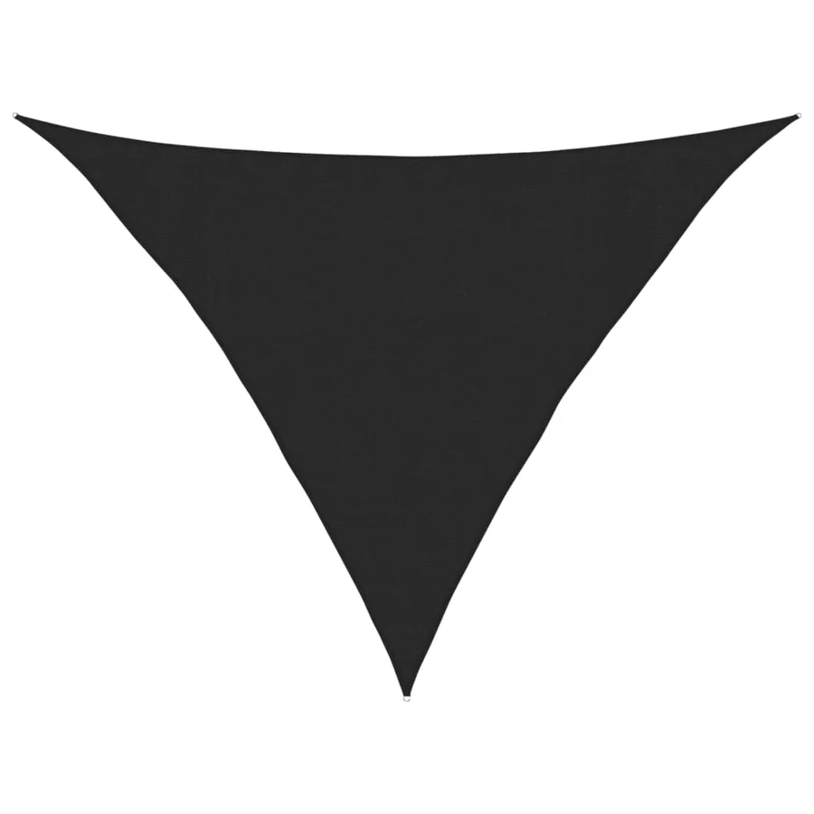 Voile d'ombrage 160 g/m² Noir 3,5x3,5x4,9 m PEHD - 2