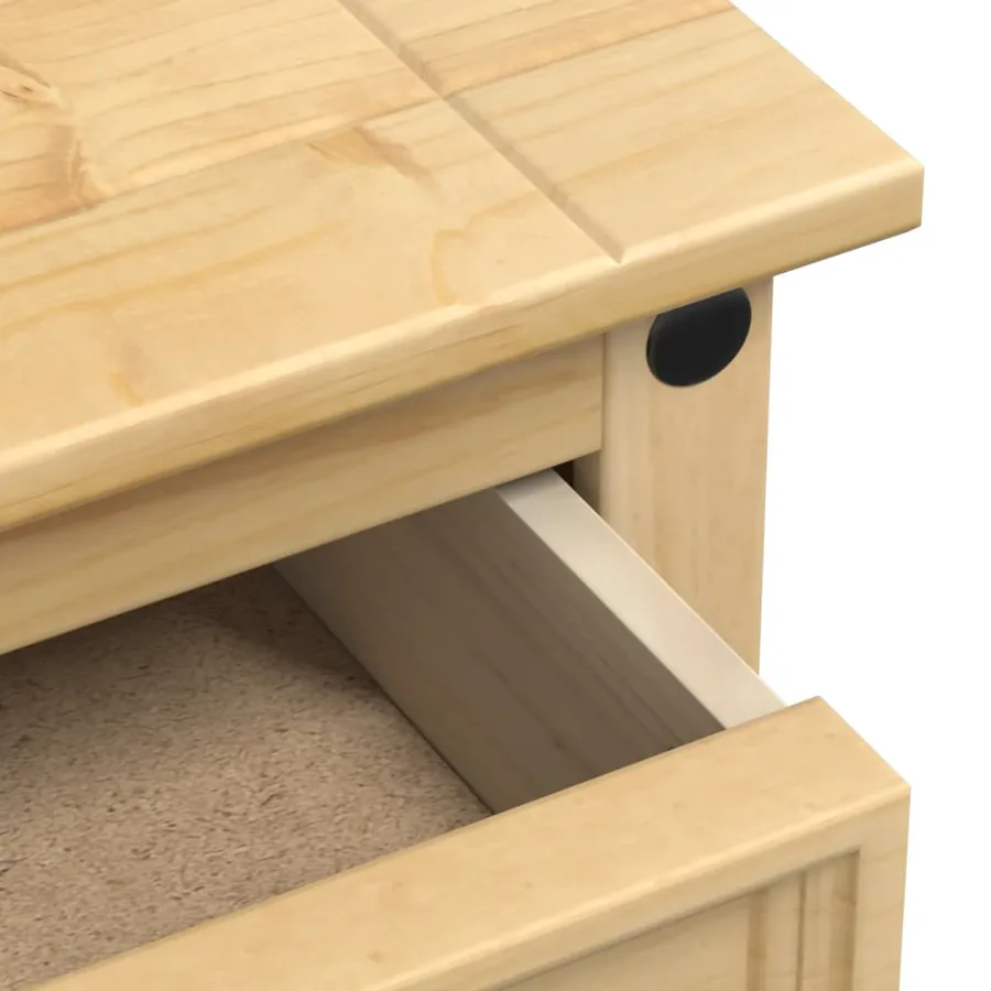Table de chevet Corona 45x35x64 cm bois de pin massif - 7