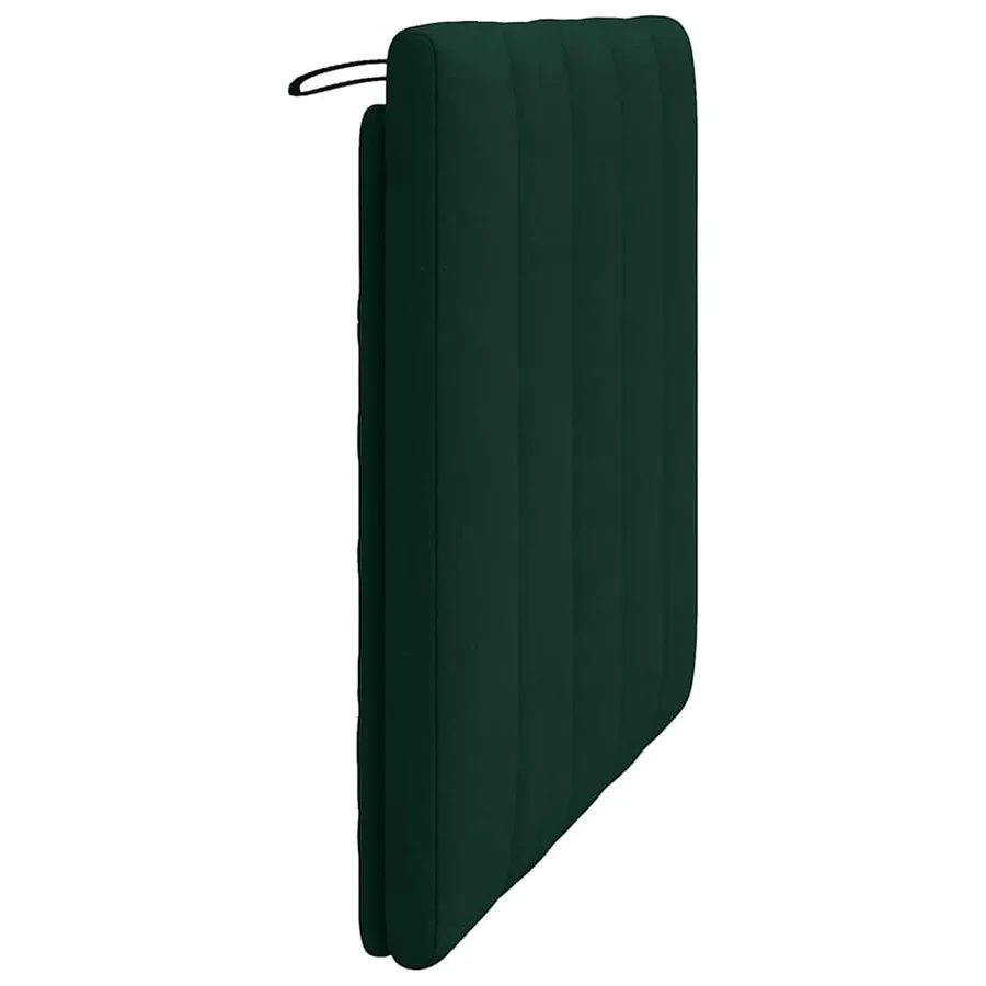 Coussin de tête de lit Hanko vert foncé 100 cm velours - 6