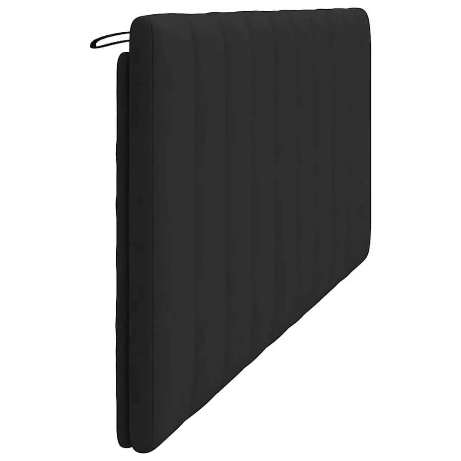 Coussin de tête de lit Hanko noir 200 cm velours - 6