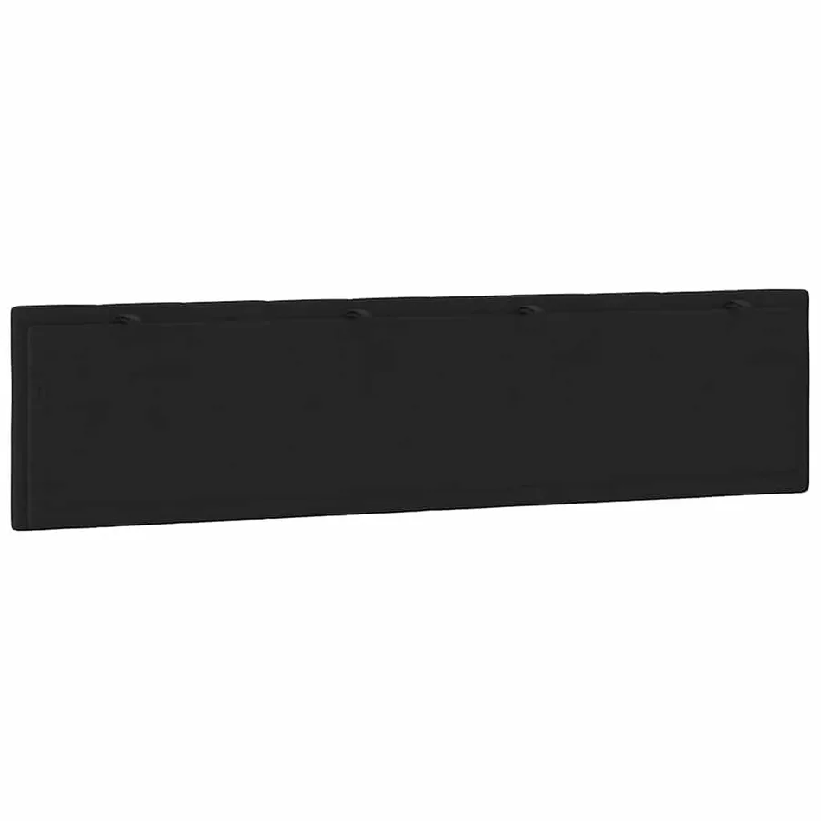 Coussin de tête de lit Hanko noir 200 cm velours - 7