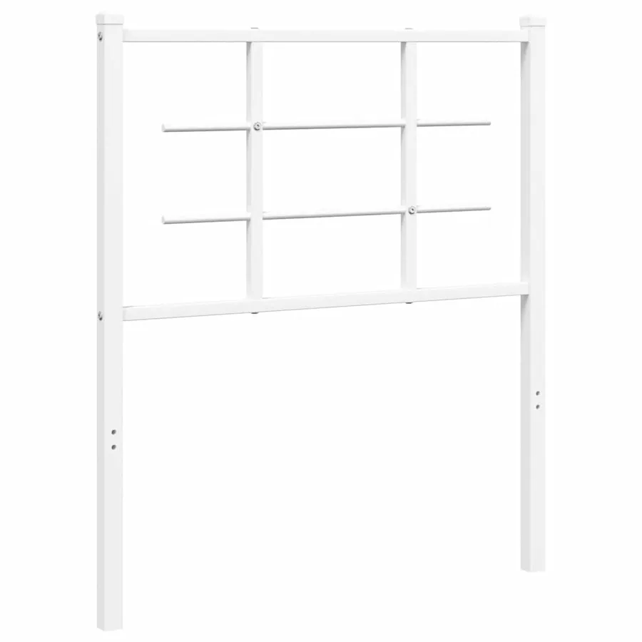 Tête de lit de remplacement métal blanc 75 cm - 2