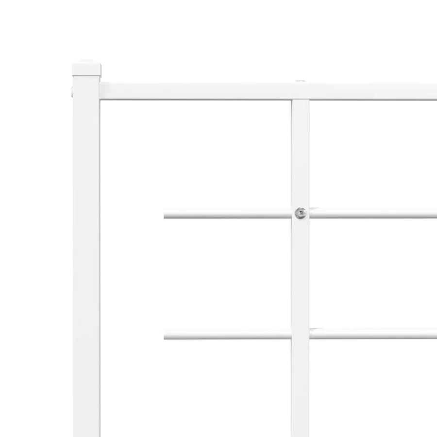 Tête de lit de remplacement métal blanc 75 cm - 5