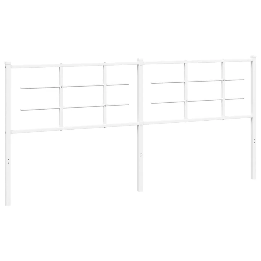 Tête de lit de remplacement métal blanc 200 cm - 2