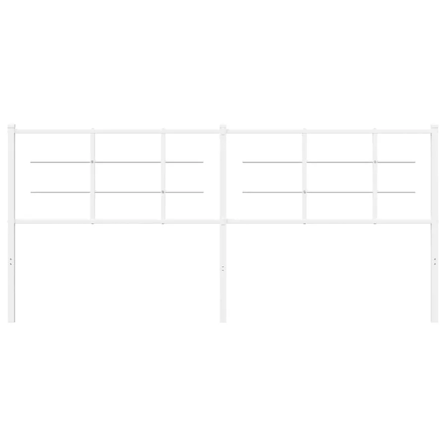 Tête de lit de remplacement métal blanc 200 cm - 3