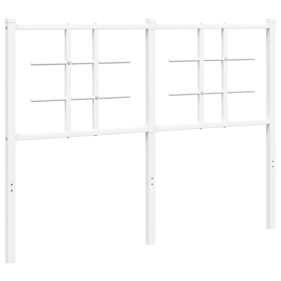 Tête de lit de remplacement métal blanc 120 cm - 2