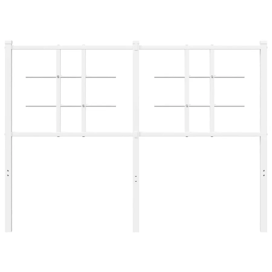 Tête de lit de remplacement métal blanc 120 cm - 3