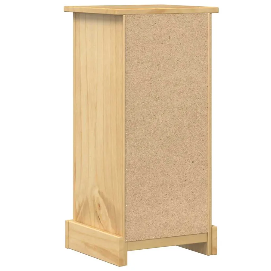 Table de chevet Corona 35x32,5x74 cm bois de pin massif - 6