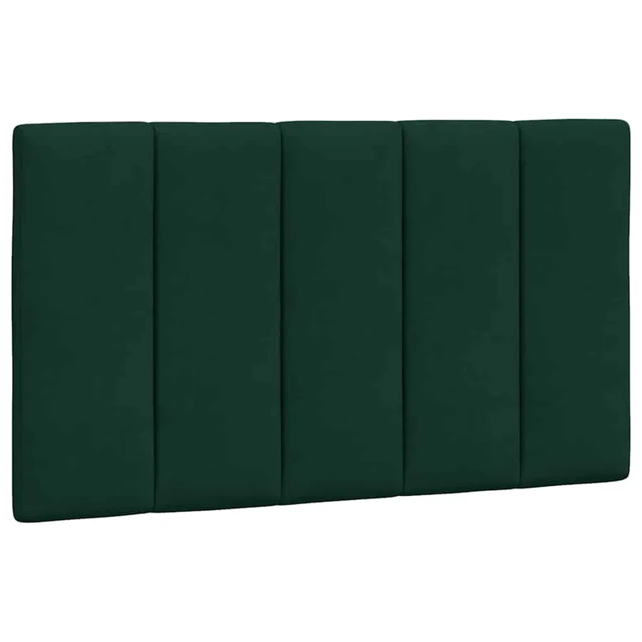 Cadre de lit sans matelas Hanko vert foncé 90x200 cm velours - 8