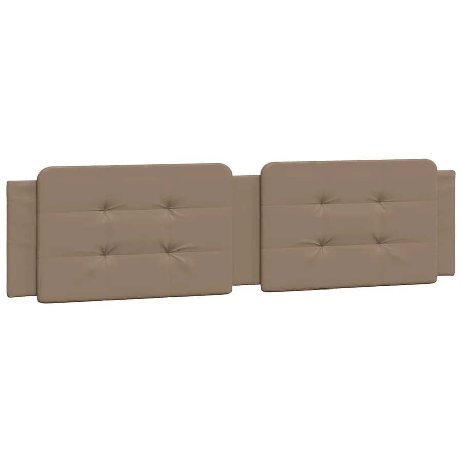 Cadre de lit sans matelas Zadar cappuccino 200x200 cm similicuir - 8