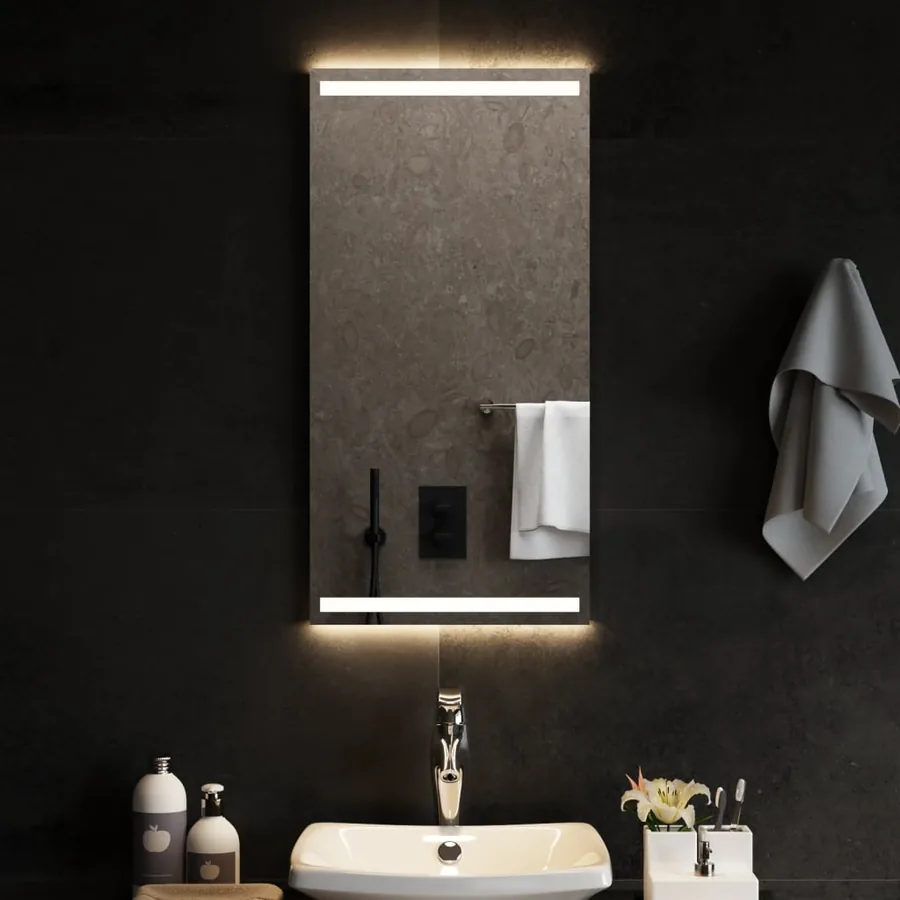 Miroir de salle de bain à LED 40x80 cm