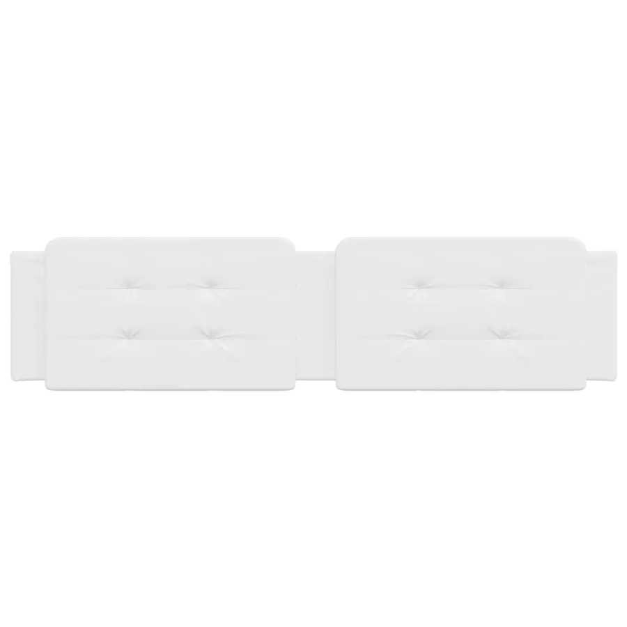 Coussin de tête de lit Zadar blanc 200 cm similicuir - 4