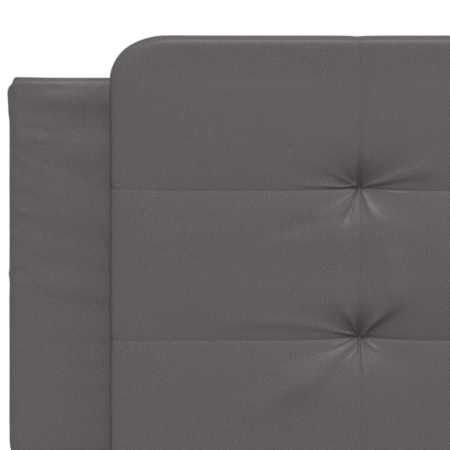 Coussin de tête de lit Zadar gris 200 cm similicuir - 7
