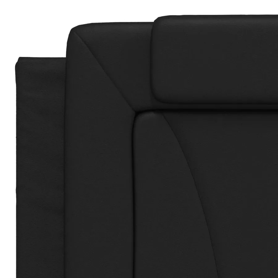 Cadre de lit Viana avec LED sans matelas noir 180x200 cm - 11