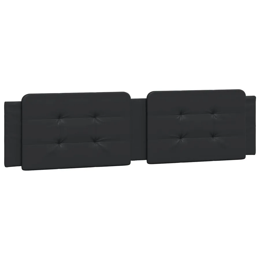 Cadre de lit avec LED sans matelas Zadar noir 200x200 cm - 10