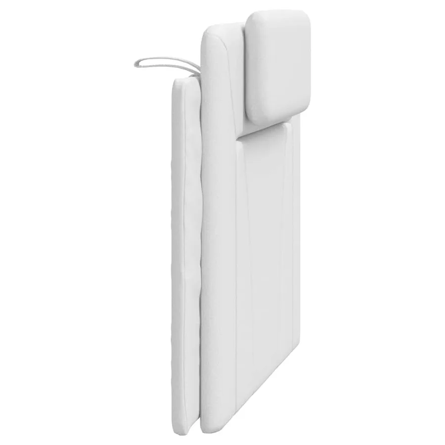 Coussin de tête de lit Viana blanc 100 cm similicuir - 6