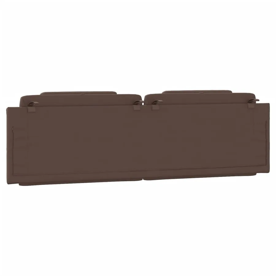 Coussin de tête de lit Viana marron 180 cm similicuir - 7