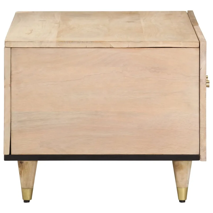 Table basse 80x50x40 cm bois de manguier massif - 4