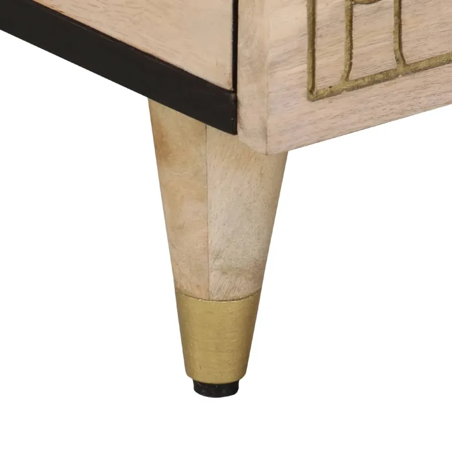Table basse 80x50x40 cm bois de manguier massif - 8
