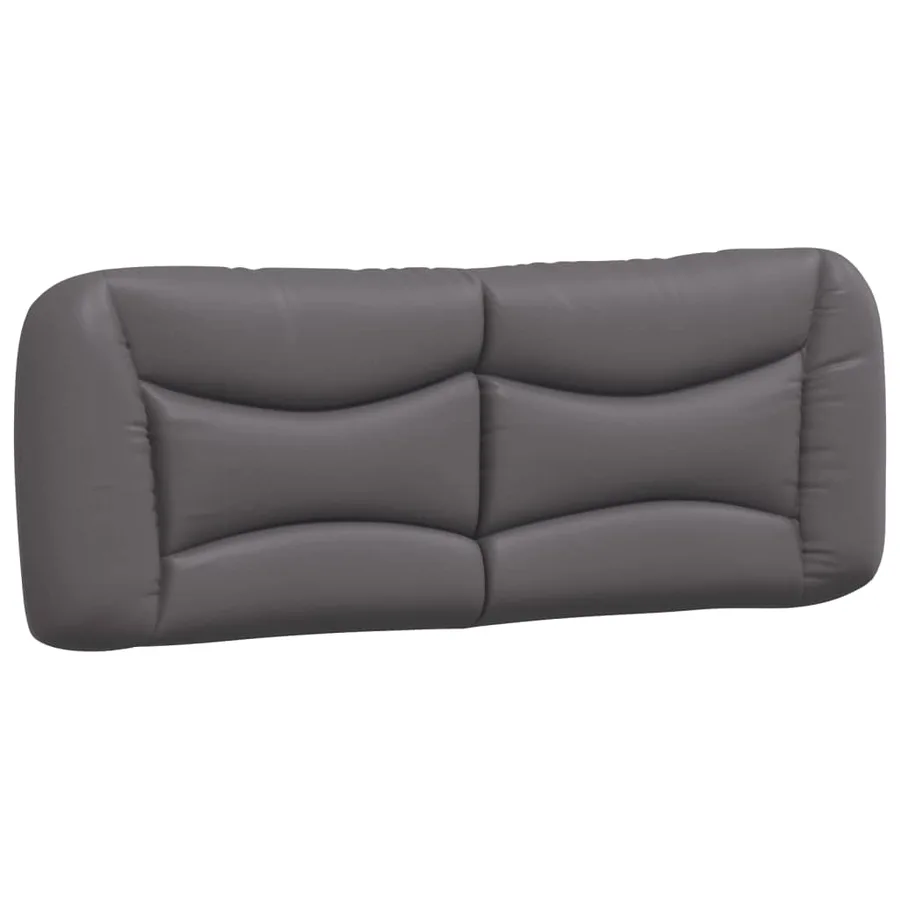 Lit avec matelas Hvar gris 120x200 cm similicuir - 5