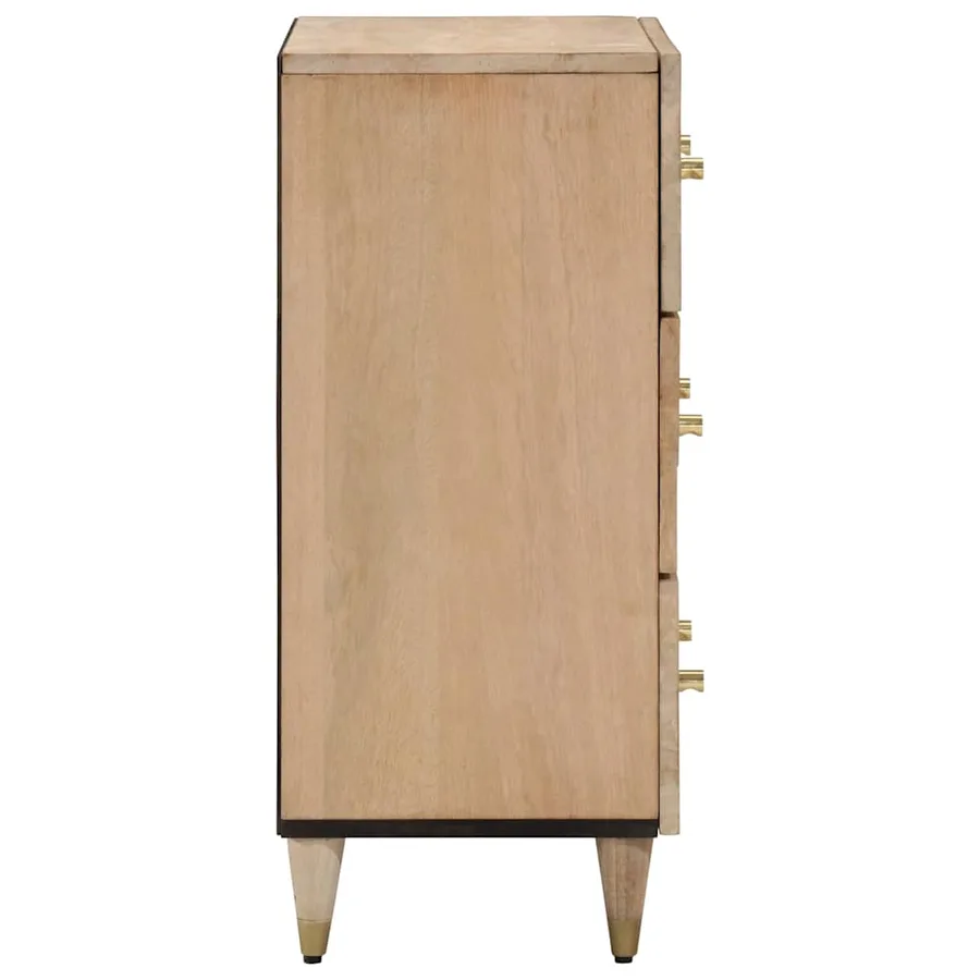 Armoire latérale 60x33x75 cm bois massif de manguier - 4