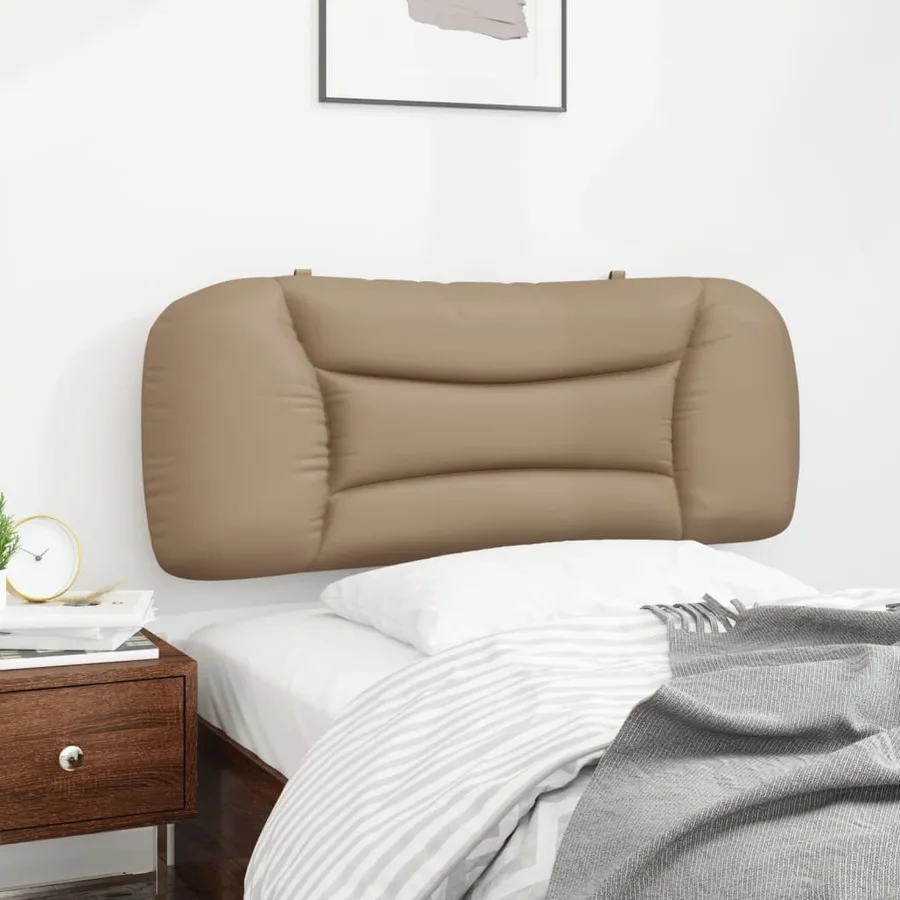 Coussin de tête de lit Hvar cappuccino 100 cm similicuir - 4