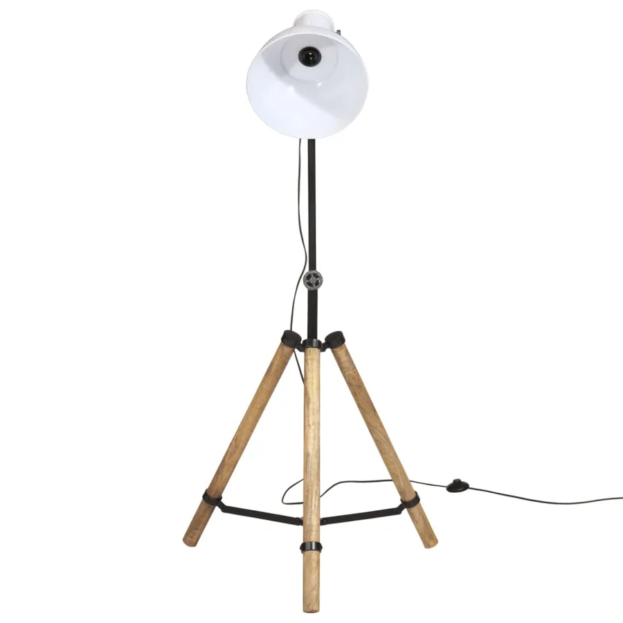 Lampadaire 25 W blanc 75x75x90-150 cm E27 - 3