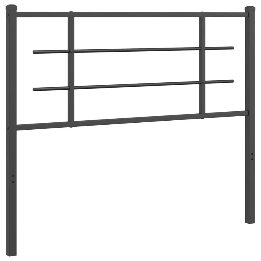 Tête de lit de remplacement métal noir 107 cm - 2