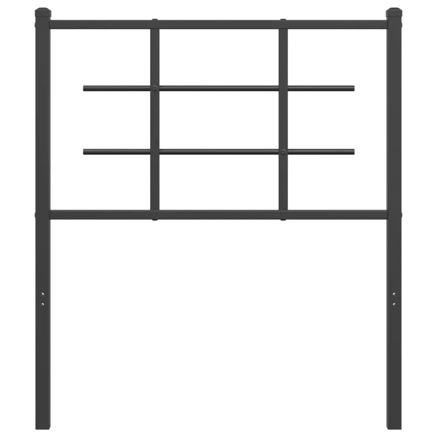 Tête de lit de remplacement métal noir 75 cm - 3