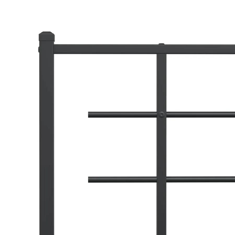Tête de lit de remplacement métal noir 75 cm - 5
