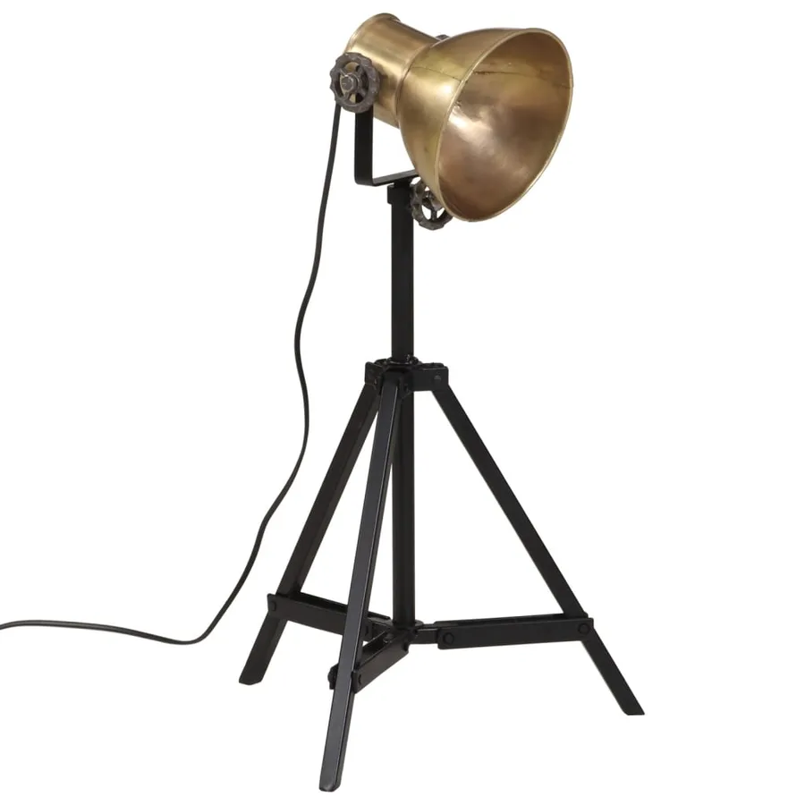 Lampadaire 25 W laiton antique 35x35x65/95 cm E27 - 6