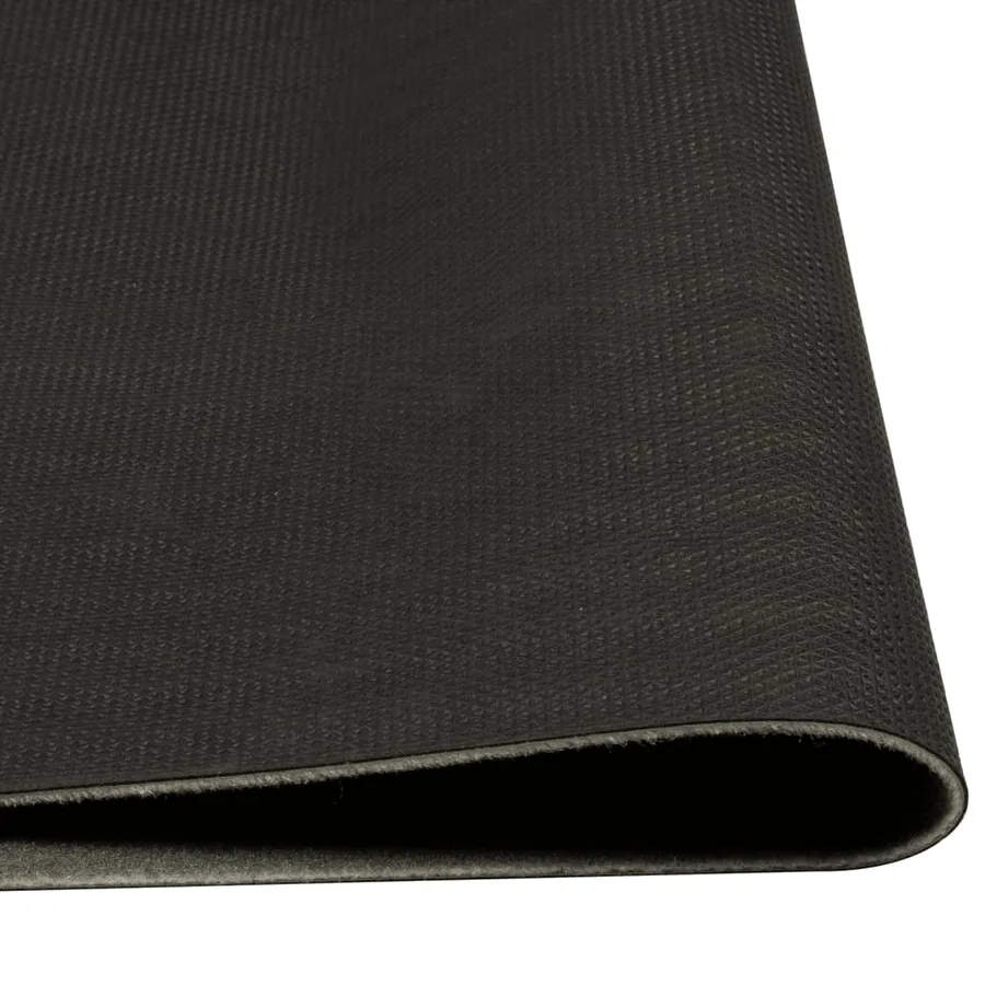 Tapis de cuisine lavable imprimé Morning noir 45x150 cm velours - 4