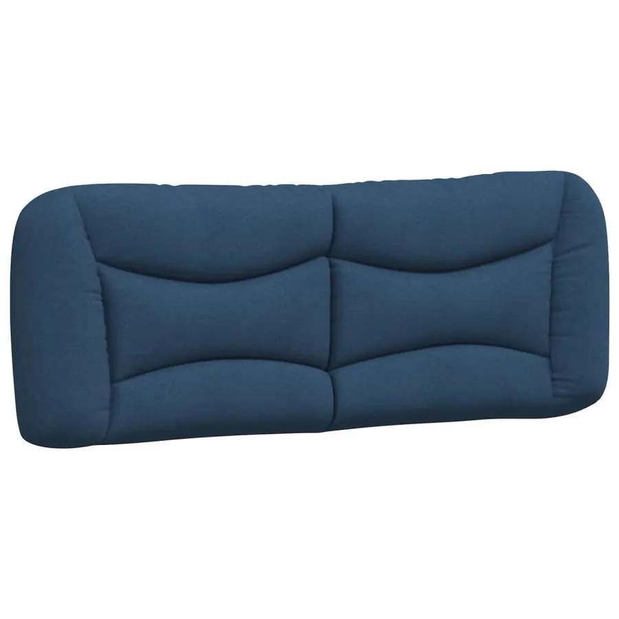 Cadre de lit avec LED sans matelas Hvar bleu 140x190 cm tissu - 10